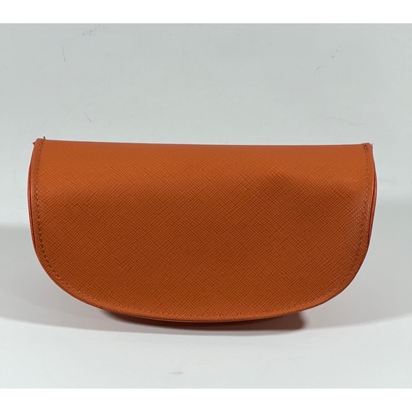 NEW TORY BURCH Orange Sunglass Case Tory Burch Case Only Original Product - Picture 3 of 4
